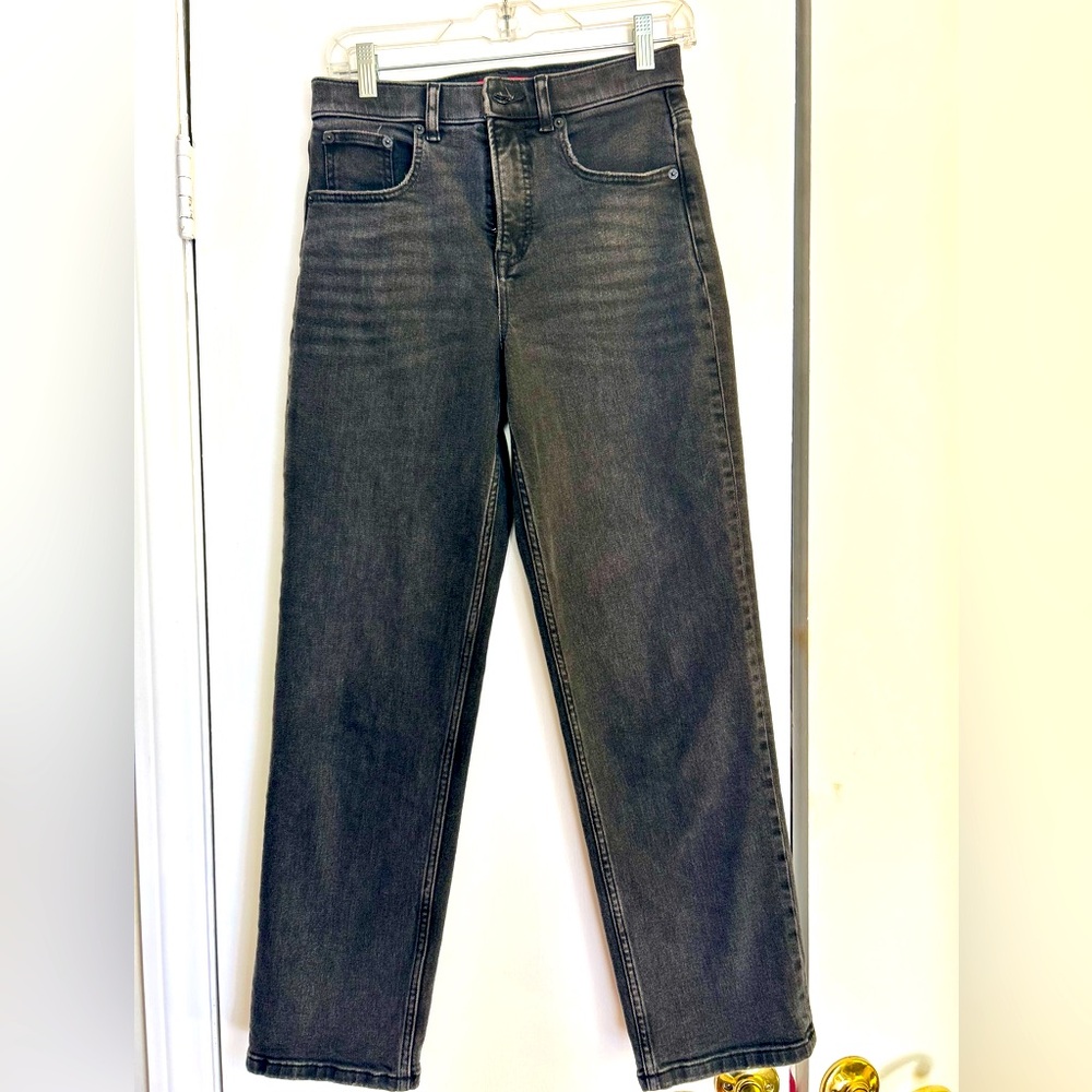 SPANX black washed jeans, Small